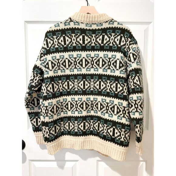 VTG Runox Scandia Strik Pure New Wool Danish Scandinavian Sweater Nordic M L - Picture 2 of 16